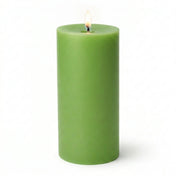 Richland Pillar Candles 3"x9" Green Set of 24 - thumbnail number 2