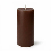 Richland Pillar Candles 3"x6" Brown Set of 12 - thumbnail number 1