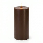 Richland Pillar Candles 3"x9" Brown Set of 6 - thumbnail number 2