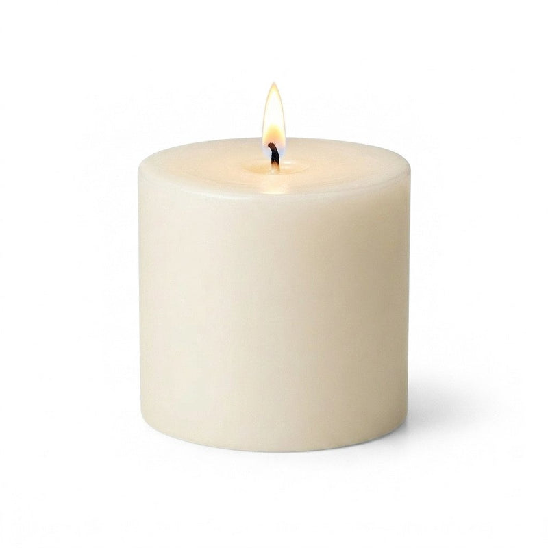 Richland Pillar Candle 3"x3" Light Ivory - thumbnail number 2