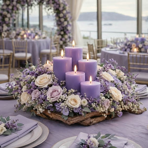 Richland Pillar Candle 3"x3" Lavender