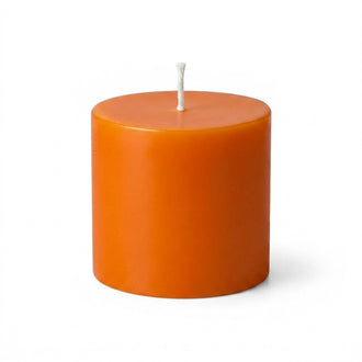 Richland Pillar Candle 3"x3" Orange