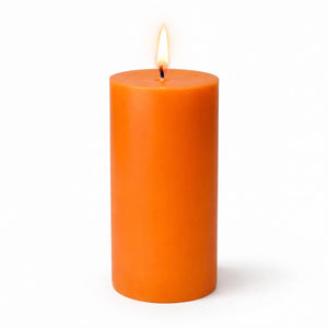 Richland Pillar Candles 3"x6" Orange Set of 12