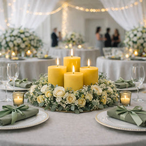 Richland Pillar Candle 3"x6" Yellow