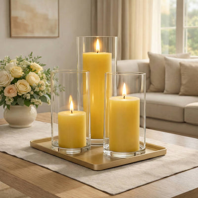 Richland Pillar Candle 3"x3" Yellow - thumbnail number 10