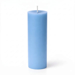 Richland Pillar Candles 3"x9" Light Blue Set of 12