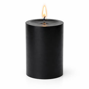 Richland Pillar Candle 3"x3" Black