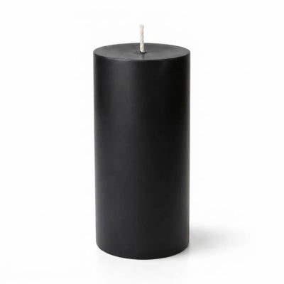 Richland Pillar Candle 3"x6" Black