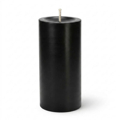 Richland Pillar Candles 3"x9" Black Set of 12