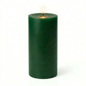 Richland Pillar Candles 3"x6" Dark Green Set of 12 - thumbnail number 2