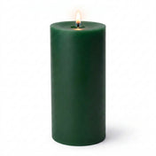 Richland Pillar Candles 3"x9" Dark Green Set of 24 - thumbnail number 2