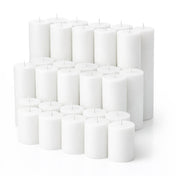Richland Pillar Candles 2"x3", 2"x6", 2"x9" Set of 30 - thumbnail number 1