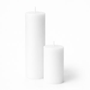 Richland Pillar Candles 2" x 3" & 2" x 6" Set of 20