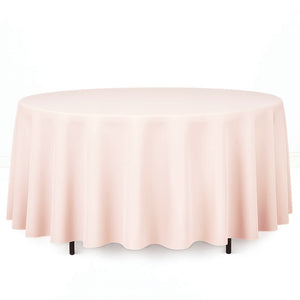 Premium Polyester Round Tablecloth 108" - 220GSM - By TCF Linen