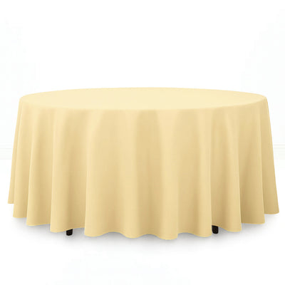 Premium Polyester Round Tablecloth 108" - 220GSM - By TCF Linen - thumbnail number 9