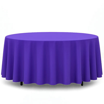 Premium Polyester Round Tablecloth 108" - 220GSM - By TCF Linen - thumbnail number 17