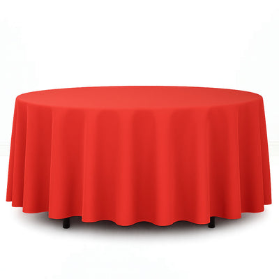 Premium Polyester Round Tablecloth 108" - 220GSM - By TCF Linen - thumbnail number 18