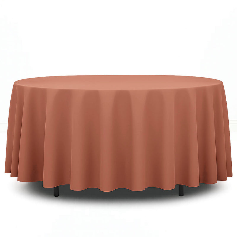 Premium Polyester Round Tablecloth 108" - 220GSM - By TCF Linen - thumbnail number 22