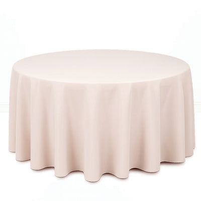 Premium Polyester Round Tablecloth 120" - 220GSM - By TCF Linen - thumbnail number 5