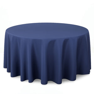 Premium Polyester Round Tablecloth 120" - 220GSM - By TCF Linen