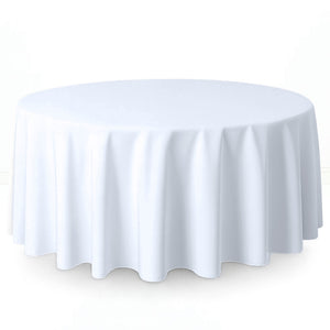 Premium Polyester Round Tablecloth 120" - 220GSM - By TCF Linen