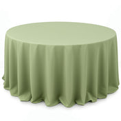 Premium Polyester Round Tablecloth 132" - 220GSM - Sage Green - By TCF Linen - thumbnail number 1