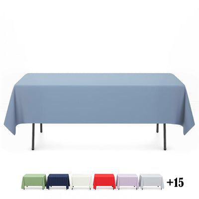Premium Polyester Rectangle Tablecloth 60"x102" - 220GSM - By TCF Linen - thumbnail number 1