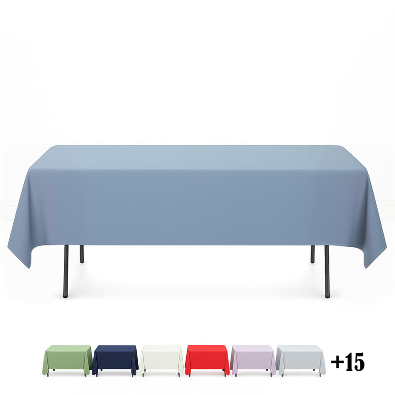 Premium Polyester Rectangle Tablecloth 60"x102" - 220GSM - By TCF Linen - thumbnail number 1