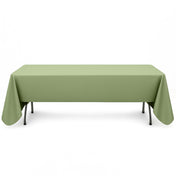 Premium Polyester Rectangle Tablecloth 60"x126" - 220GSM - Sage Green - By TCF Linen - thumbnail number 1