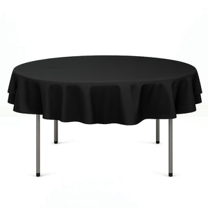 Premium Polyester Round Tablecloth 70" - 220GSM - By TCF Linen