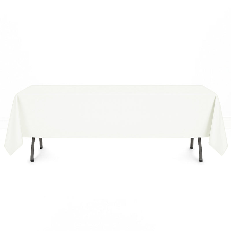 Premium Polyester Rectangle Tablecloth 72"x120" - 220GSM - By TCF Linen - thumbnail number 4