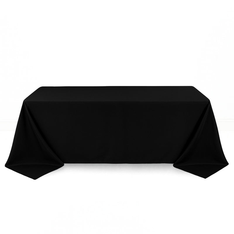 Premium Polyester Rectangle Tablecloth 90"x132" - 220GSM - By TCF Linen - thumbnail number 3