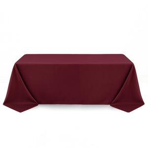 Premium Polyester Rectangle Tablecloth 90"x132" - 220GSM - By TCF Linen