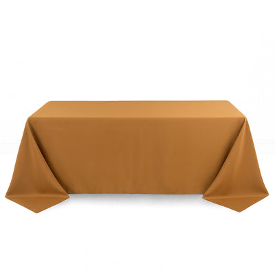 Premium Polyester Rectangle Tablecloth 90"x132" - 220GSM - By TCF Linen - thumbnail number 11