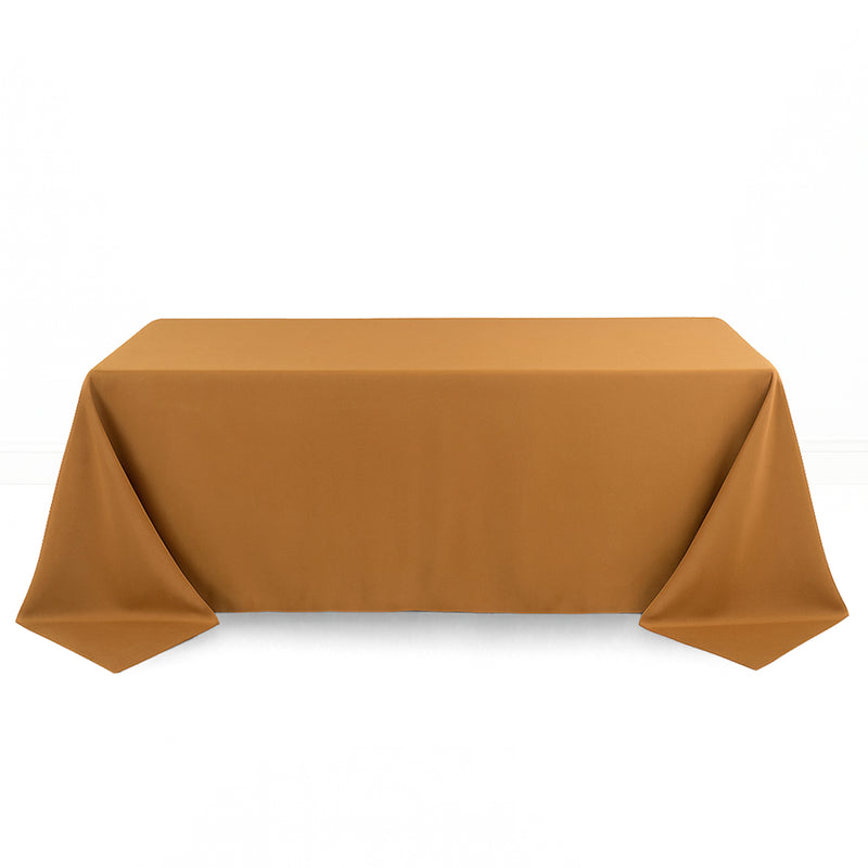 Premium Polyester Rectangle Tablecloth 90"x132" - 220GSM - By TCF Linen - thumbnail number 11