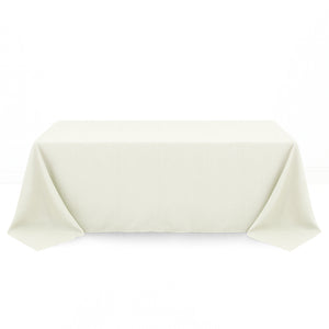 Premium Polyester Rectangle Tablecloth 90"x132" - 220GSM - By TCF Linen