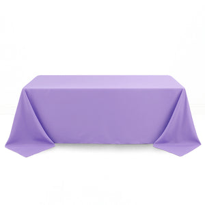 Premium Polyester Rectangle Tablecloth 90"x132" - 220GSM - By TCF Linen