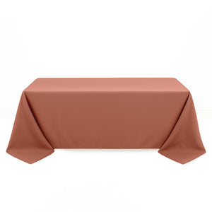 Premium Polyester Rectangle Tablecloth 90"x132" - 220GSM - By TCF Linen