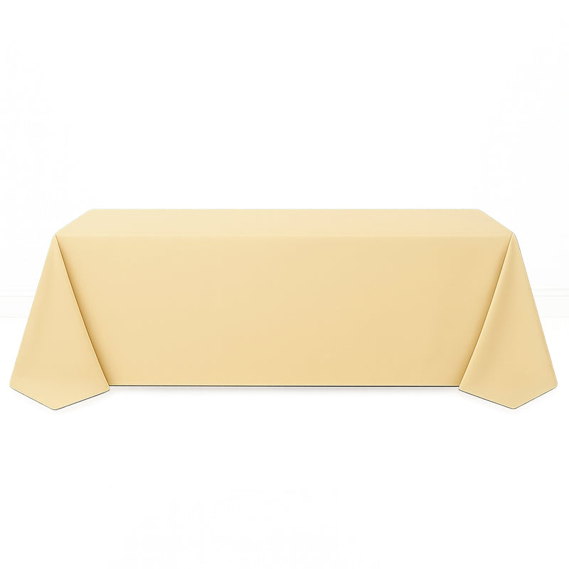 Premium Polyester Rectangle Tablecloth 90"x156" - 220GSM - By TCF Linen - thumbnail number 9
