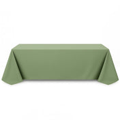 Premium Polyester Rectangle Tablecloth 90"x156" - 220GSM - Dusty Sage - By TCF Linen - thumbnail number 1