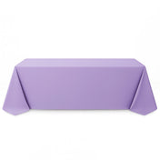 Premium Polyester Rectangle Tablecloth 90"x156" - 220GSM - Lavender - By TCF Linen - thumbnail number 1