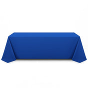 Premium Polyester Rectangle Tablecloth 90"x156" - 220GSM - Royal Blue - By TCF Linen - thumbnail number 1