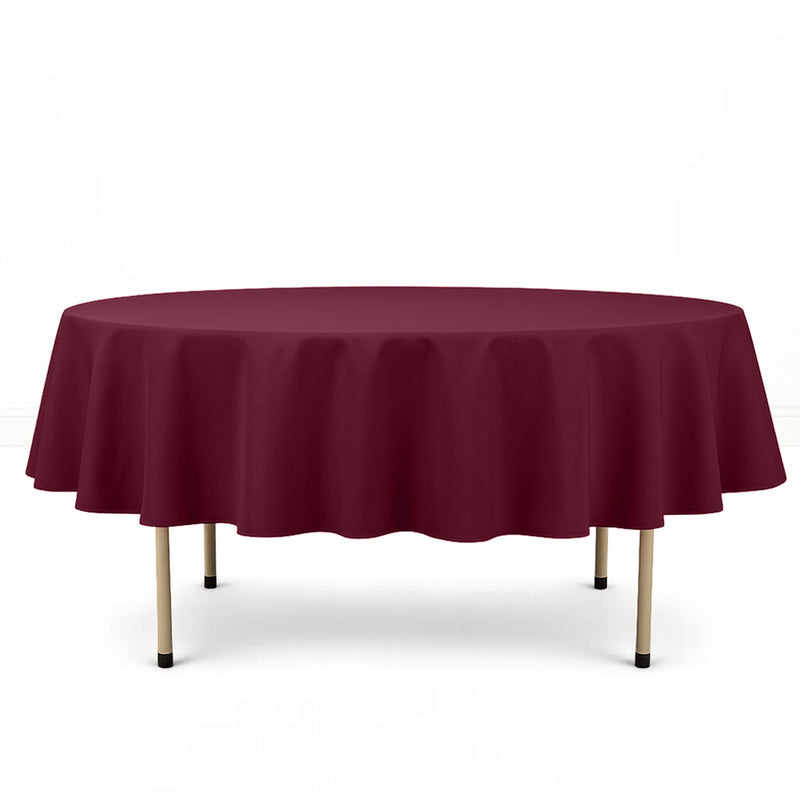 Premium Polyester Round Tablecloth 90" - 220GSM - By TCF Linen - thumbnail number 8