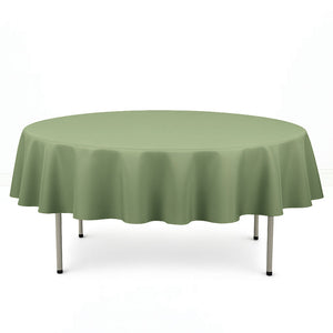 Premium Polyester Round Tablecloth 90" - 220GSM - By TCF Linen