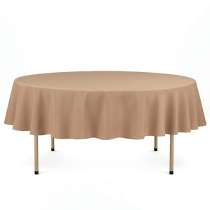 Premium Polyester Round Tablecloth 90" - 220GSM - By TCF Linen
