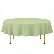 Premium Polyester Round Tablecloth 90" - 220GSM - Sage Green - By TCF Linen - thumbnail number 1