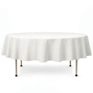 Premium Polyester Round Tablecloth 90" - 220GSM - By TCF Linen