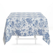 Polyester Square Tablecloth 70"x70" French Toile Pattern - By TCF Linen - thumbnail number 3
