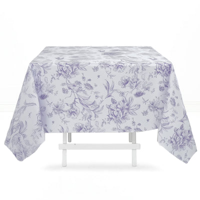 Polyester Square Tablecloth 70"x70" French Toile Pattern - By TCF Linen - thumbnail number 5