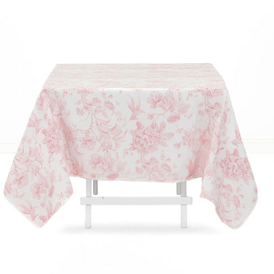 Polyester Square Tablecloth 70"x70" French Toile Pattern - By TCF Linen - thumbnail number 6